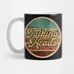 Tanatoraja, circle retro faded Talking Heads Mug